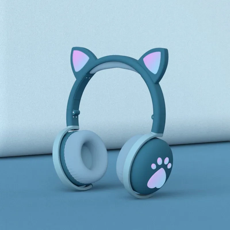 Luminous Cool Cat Ear Bluetooth Headset