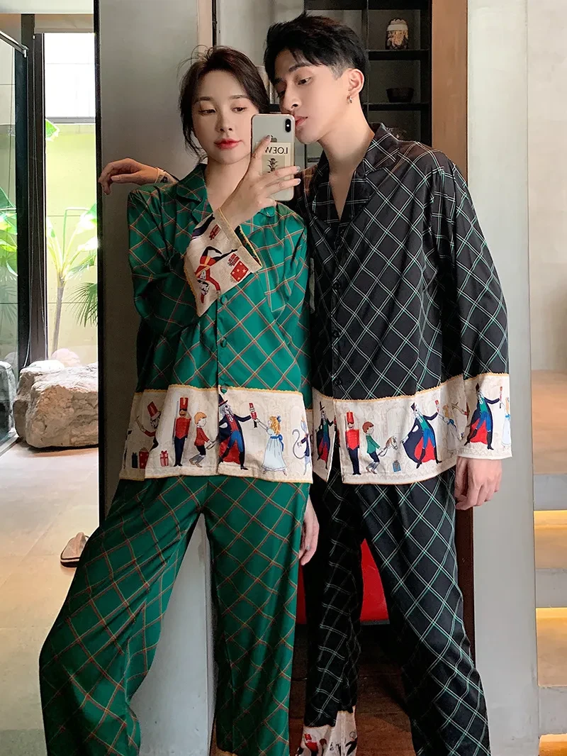 Spring and autumn pajamas home service suit