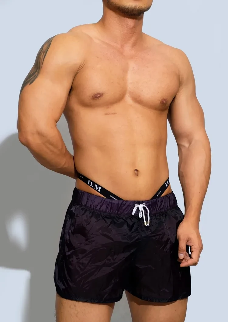 Men's Underwear Low Waist Sexy Thin Quick-drying Boxer Home Pants