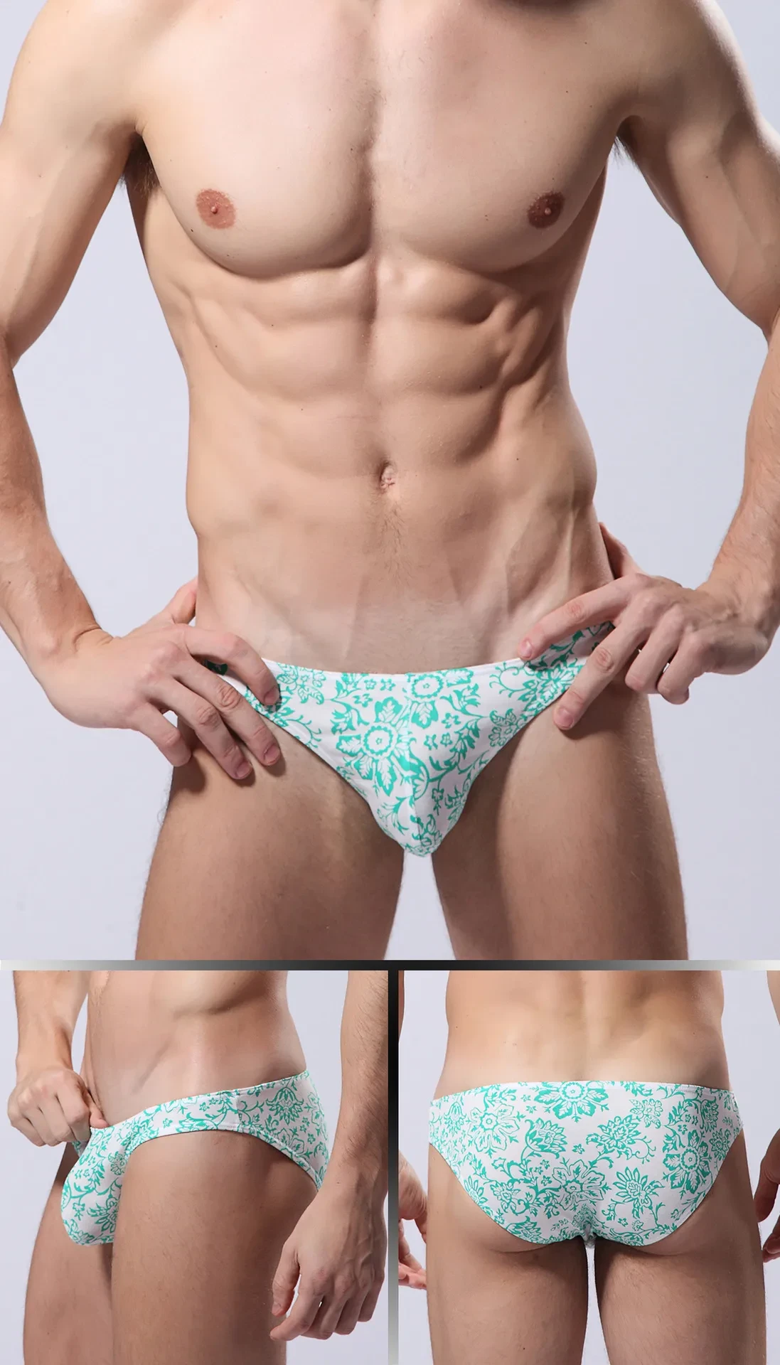 Men's Low Waist Panties Cartoon Printing Brand New