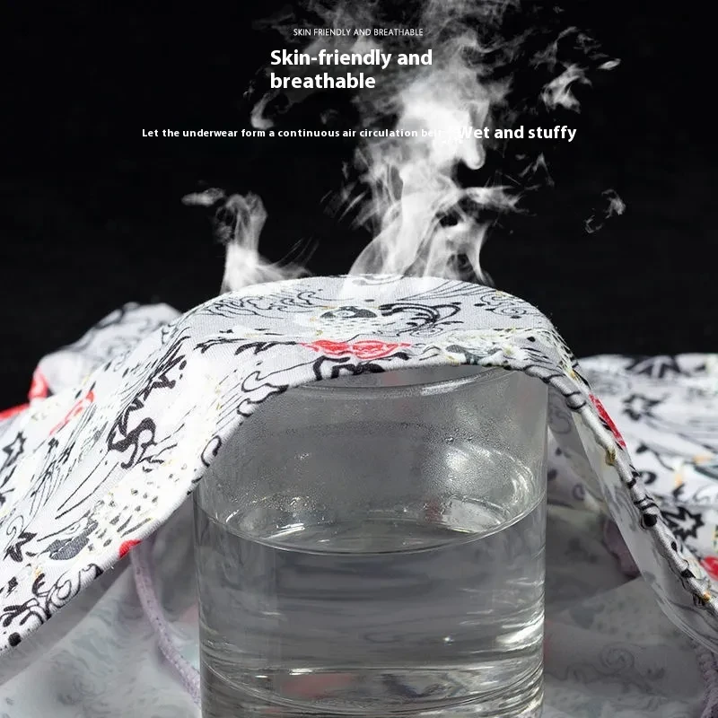 Men's Boxers Mid-waist Breathable Youth Boxer Underwear