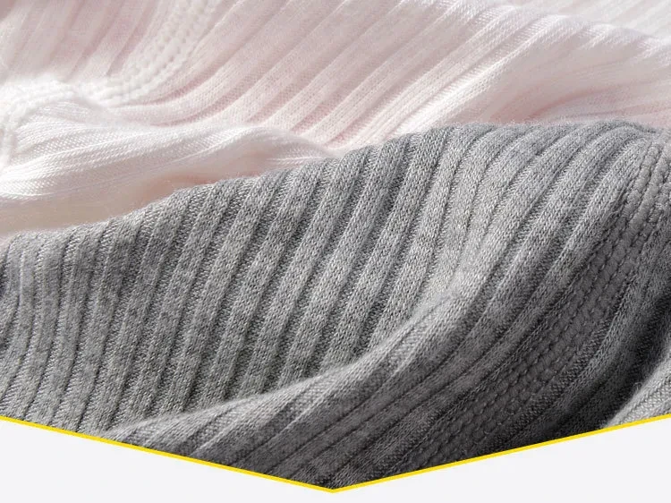 Men's Personality Rib Front U T-back