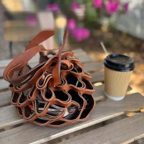 Folding Handbag Two-in-one Mesh Tote Bag