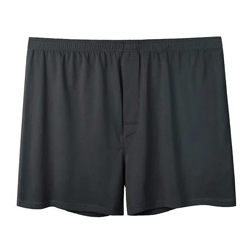 Men's Plus Size High Waist Pure Cotton Loose Shorts