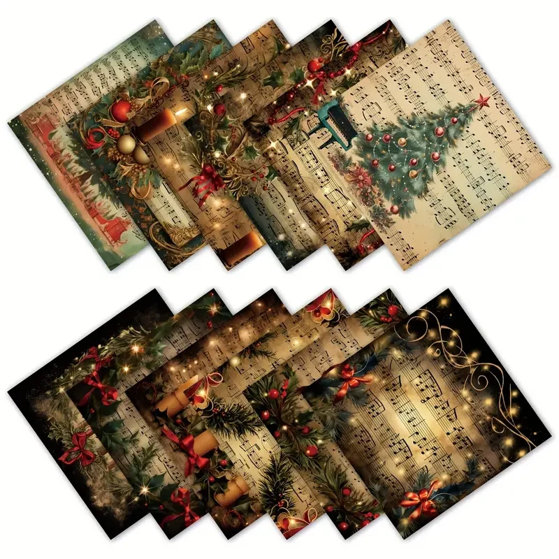 Vintage Christmas Cardstock