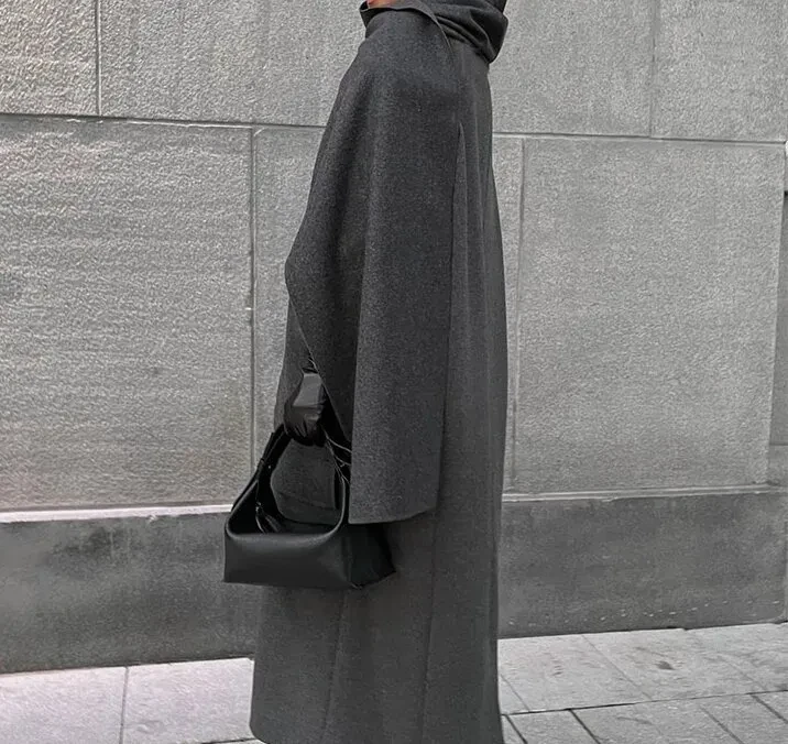 Arrival Of Scarf Collar Woolen Coat