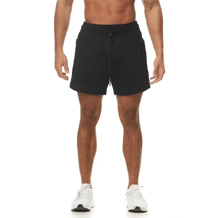 Summer Men's Multi-pocket Sports Shorts Black