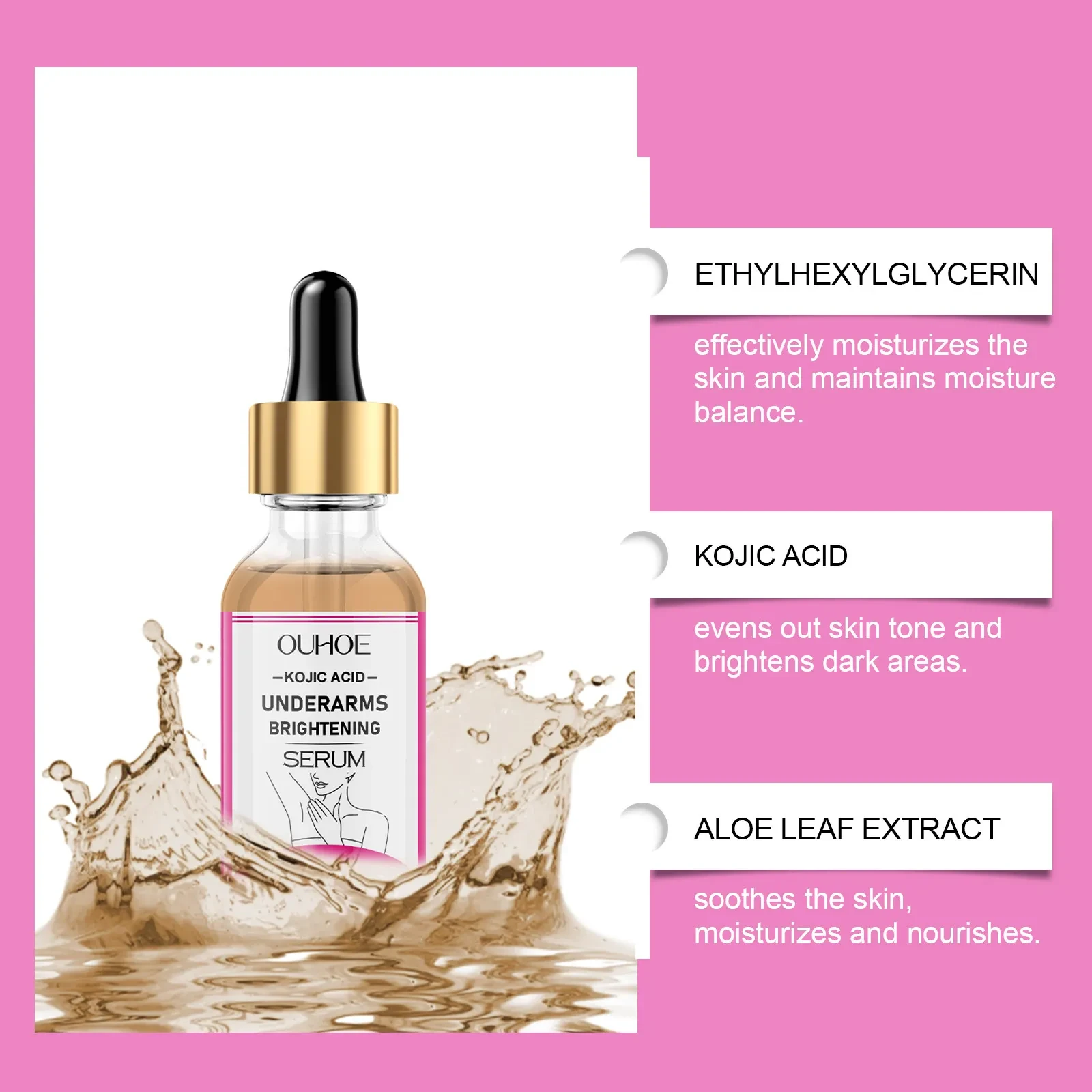 Mild Ingredients Brightening Skin Smooth