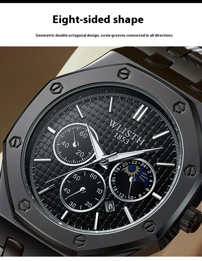 Women's Watch Luminous Steel Strap Calendar