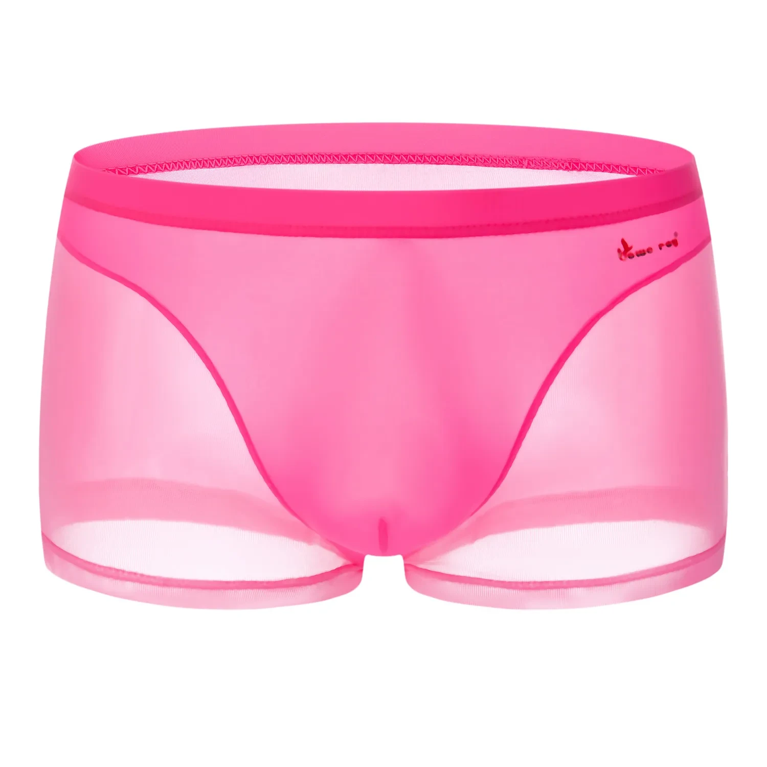 Nude Feel Comfortable Men's Stitching Thin Ice Silk Boxers