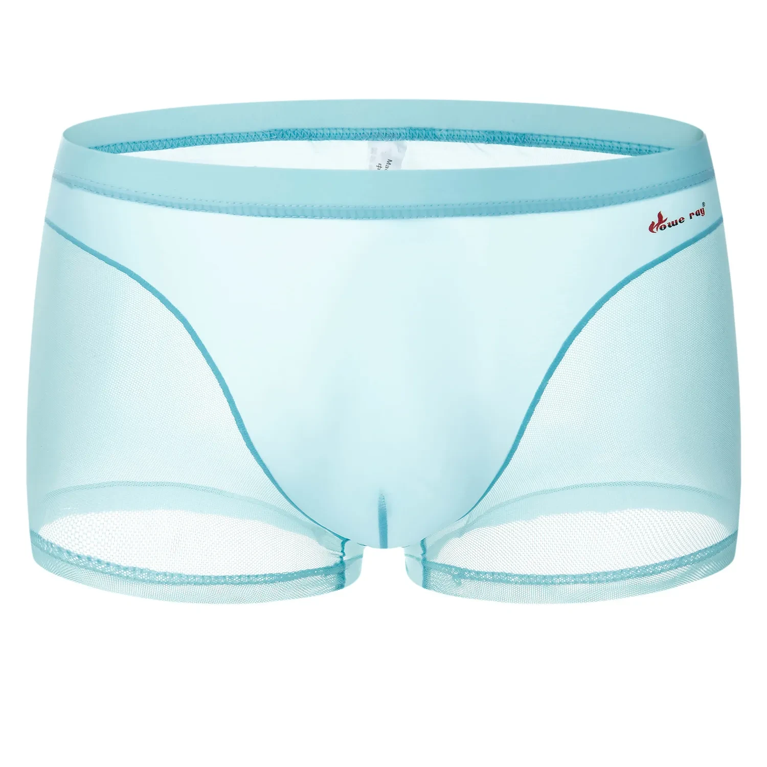 Nude Feel Comfortable Men's Stitching Thin Ice Silk Boxers