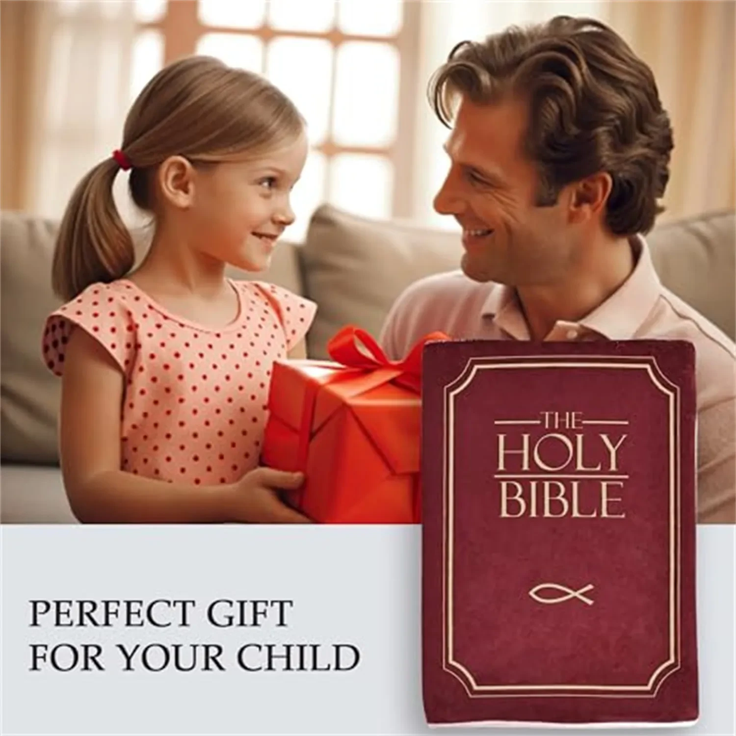 Stuffed Memory Sponge Bible Pillow