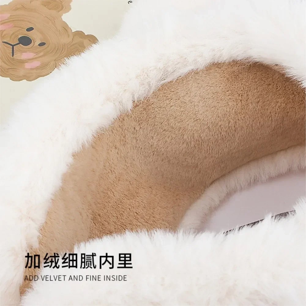 Womens Earmuffs Cartoon Little Bear Warm Earmuffs Winter